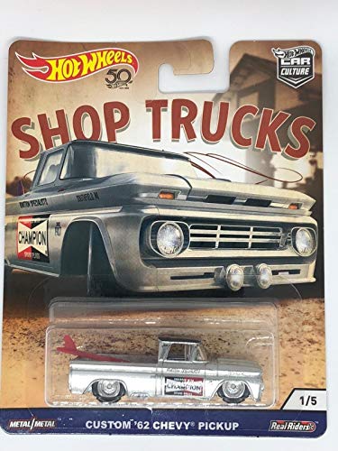 2018 Hot Wheels 50Th Anniversary 1:64 Car Culture Shop Trucks Series Set Of 5 Diecast Trucks #TOP3