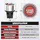 Powice Universal Startknopf 12/24 V 50 A, One Touch Start Tastertaster 12V mit Rot LED Licht, 3-Poliger Startknopf mit Automatischer Rücksetzung, Drucktaster 12V für Zündstartgerät für Autos