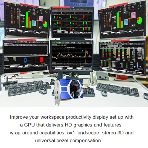Image of Radeon RX580 4G Graphics Card, with 6 HDMI Monitor Graphics Card,Computer PC GPU GDDR5 128 Bit DirectX 12 PCI Express X16 3.0, 6 Port Video Cards (6HDMI AMD RX 580 4G)