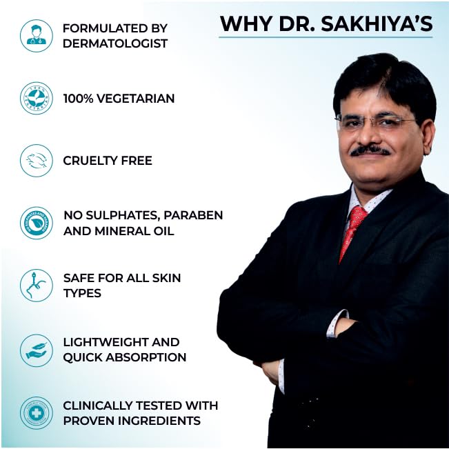 Image of Dr. Sakhiya's 2% Retinol Serum, Glutathione, Alpha Arbutin & Plant Exosomes | Anti-Aging, Dark Spot & Wrinkle Treatment | For All Skin Types | 30ml