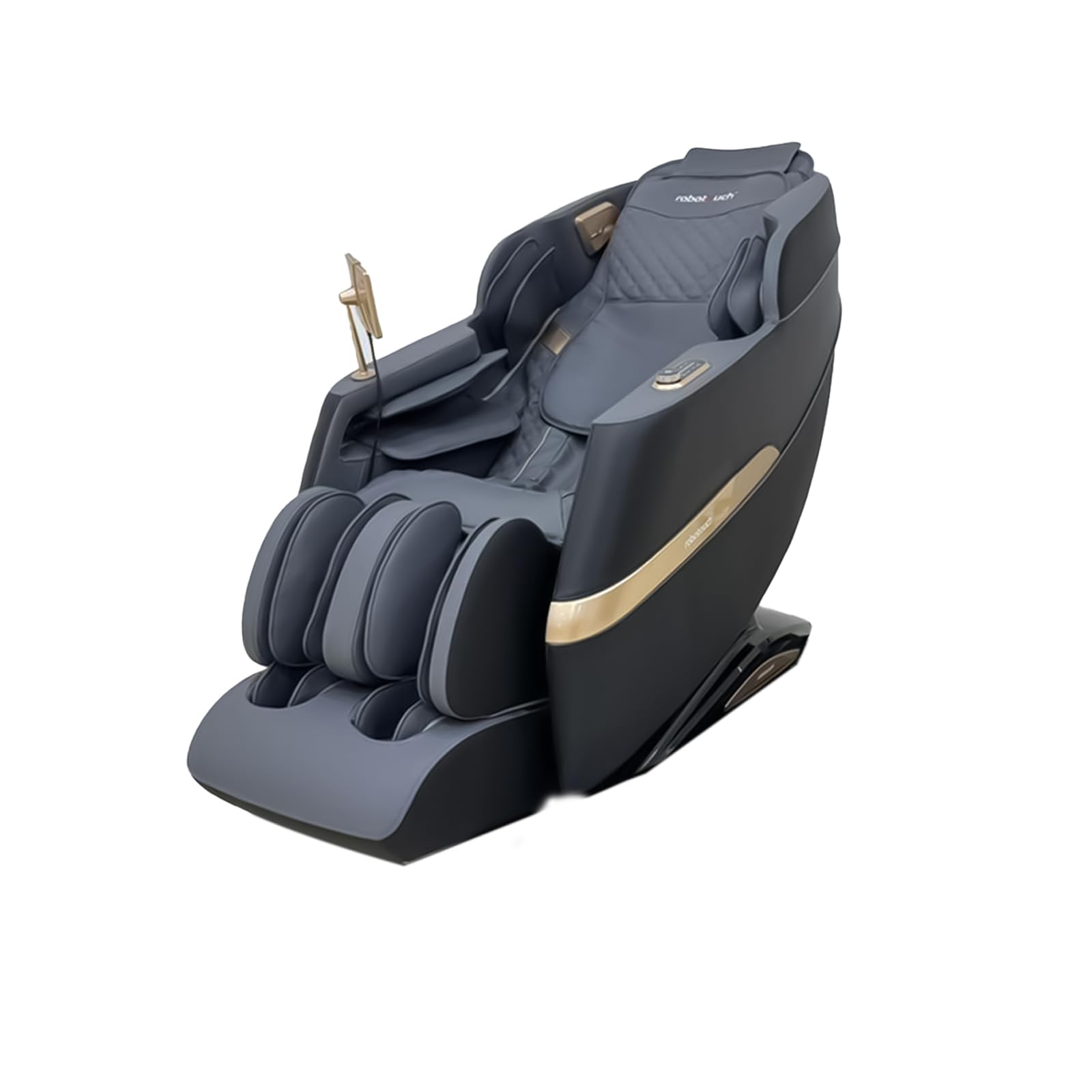 RoboTouch MaxVibe Full Body Massage Chair with Zero Gravity, Shiatsu, Heat Therapy, Air Compression, Foot Roller & Bluetooth Speaker – Luxury Recliner for Home & Office Relaxation (Grey-Black)-image-33