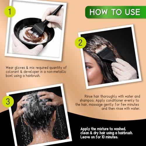 Image of Indica Xpress Creme Hair Color Dark Brown | Grey Coverage | Gloves Included | 135ml