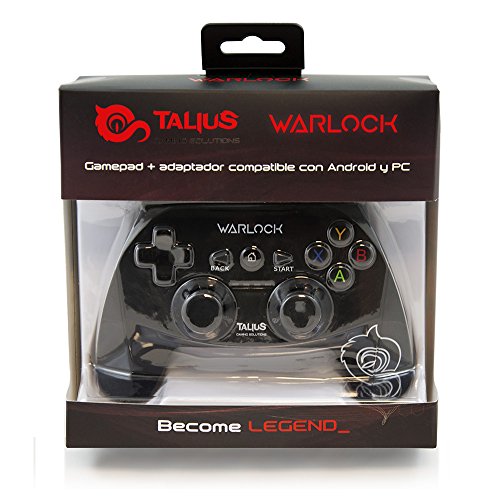 TALIUS Warlock Gamepad Compatible PC et Android - Bluetooth - Noir Cover