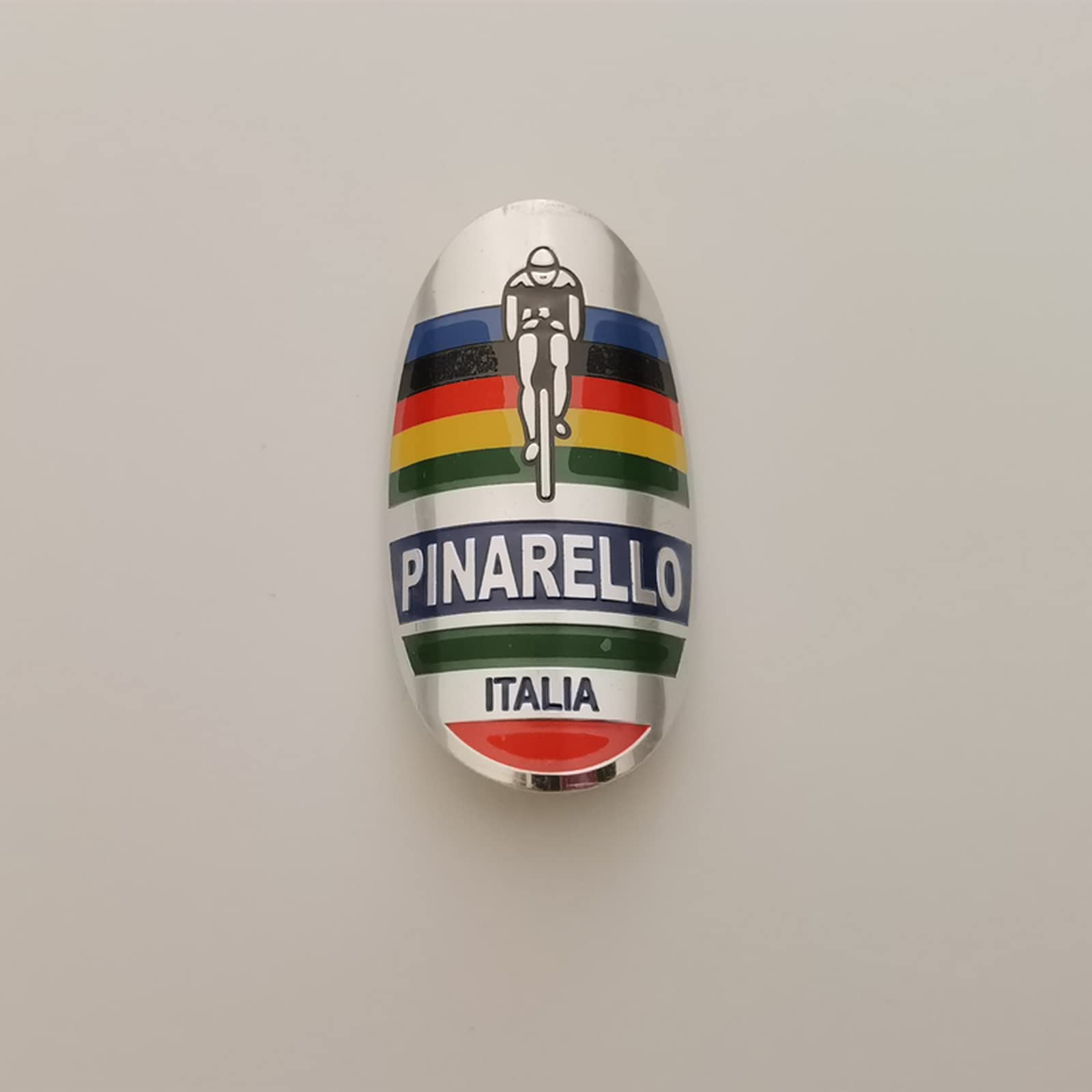 Gepinke for Pina-rello Bike Badge Soft Aluminum Alloy Making DIY Decoration Cycling accesory Bicycle Stickers (Pina-rello(Italia))