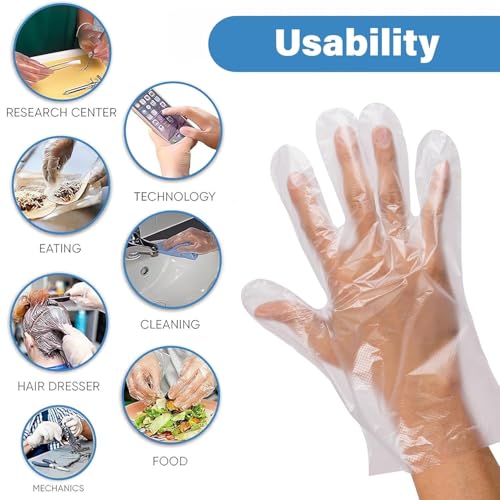 Image of Coofandy Waterproof Leak Repair Combo Kit | 9900 Silicone Sealant,Disposable Plastic Gloves & Cleaning Brush | Heavy Duty Waterproof Adhesive for Roof, Bathroom, Kitchen,Wall Crack & Home Maintenance
