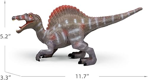 Miniatura 4 de RECUR Figuras de acción jurásicas de dinosaurio de Spinosaurus de 11.7"
