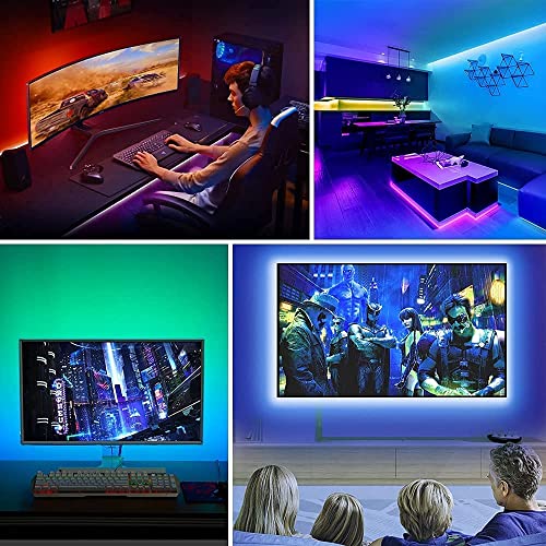 Inshareplus Led Tv Backlight Kit With Remote, 6.56Ft For 32-60 Inch Tv Pc Monitor Backlight -16 Colors Usb Led Light Strip For Hdtv Gaming Home Movie Decor #TOP7