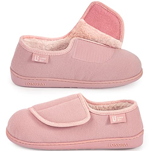 LongBay Adjustable Memory Foam Slippers
