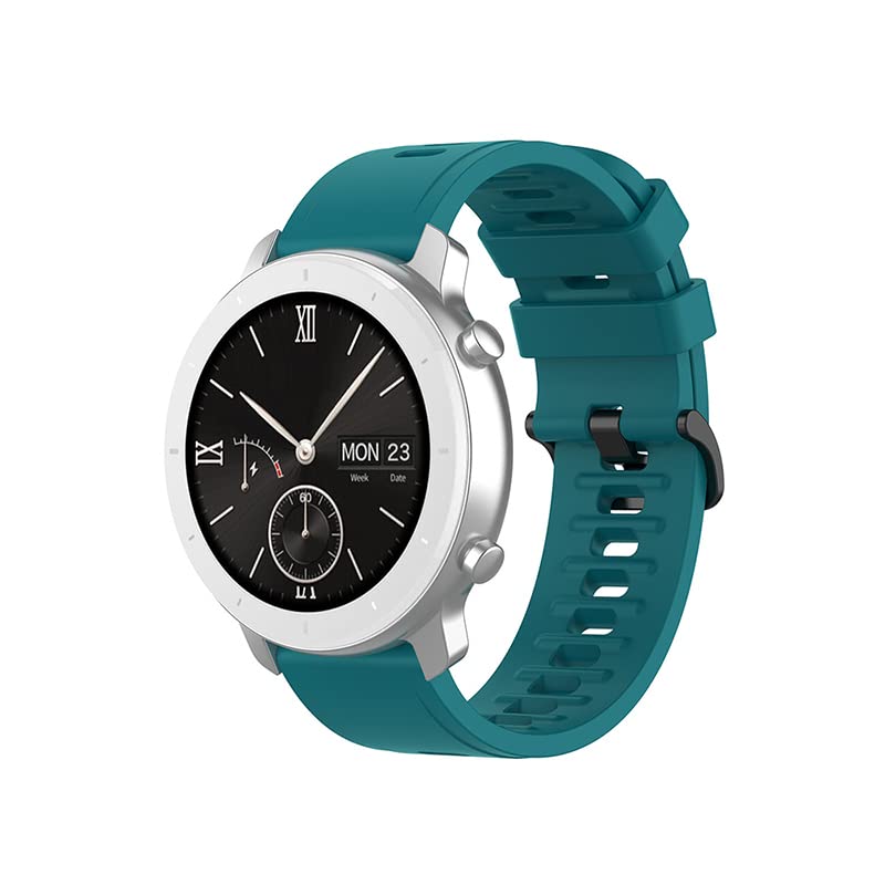 Correa de silicona Garmin Venu 2 Plus y Forerunner recambio de 20 mm 22 mm color ágata 4