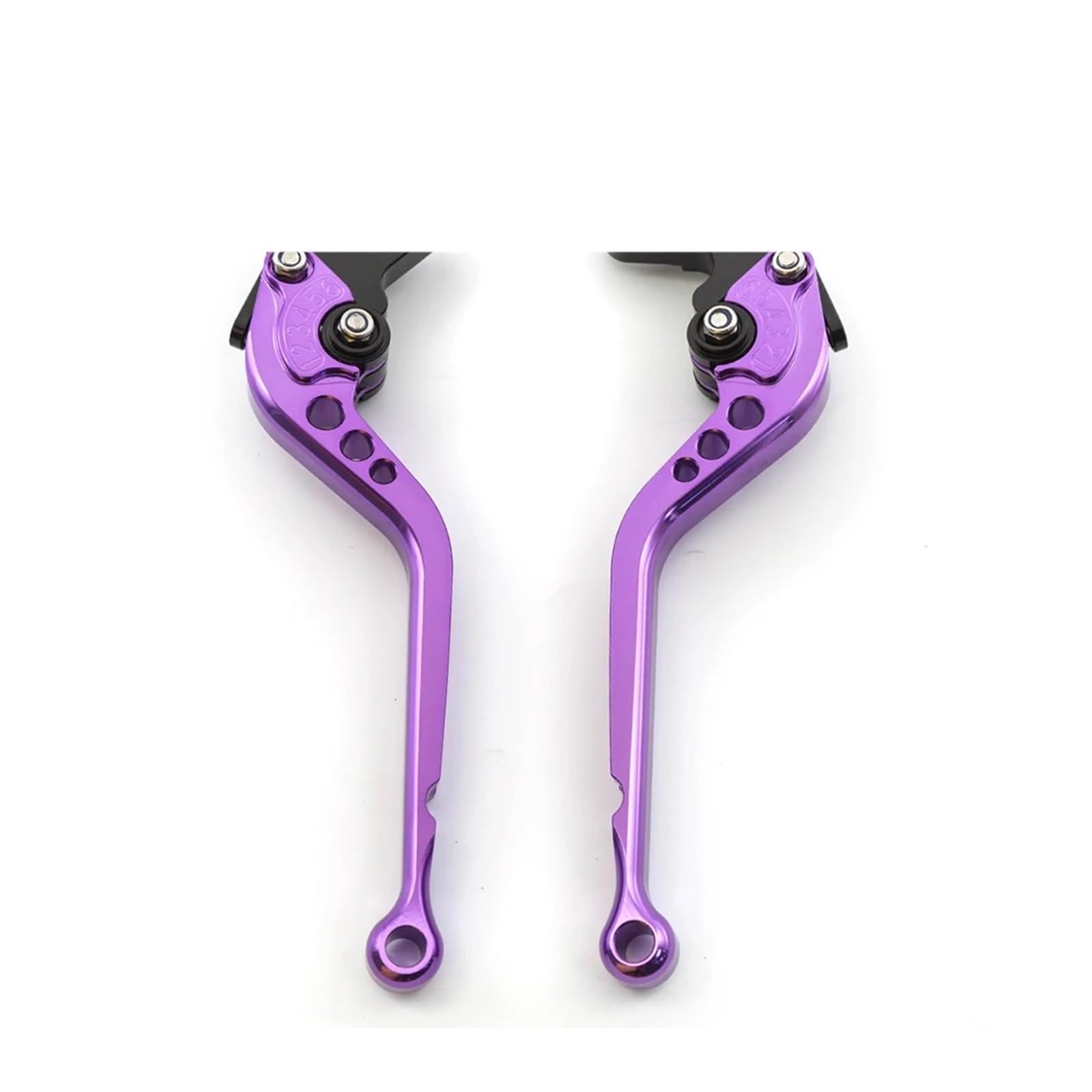 Dajmsuy Long Purple Motorbike Brake Clutch Lever For Fz1 For Fazer Gt Fz6 For S2 For Fz6r Fz8 Xj6 For Diversion For Abs For Fz6-Fazer F-16 Y-688 Motorcycle Brake Clutch Levers