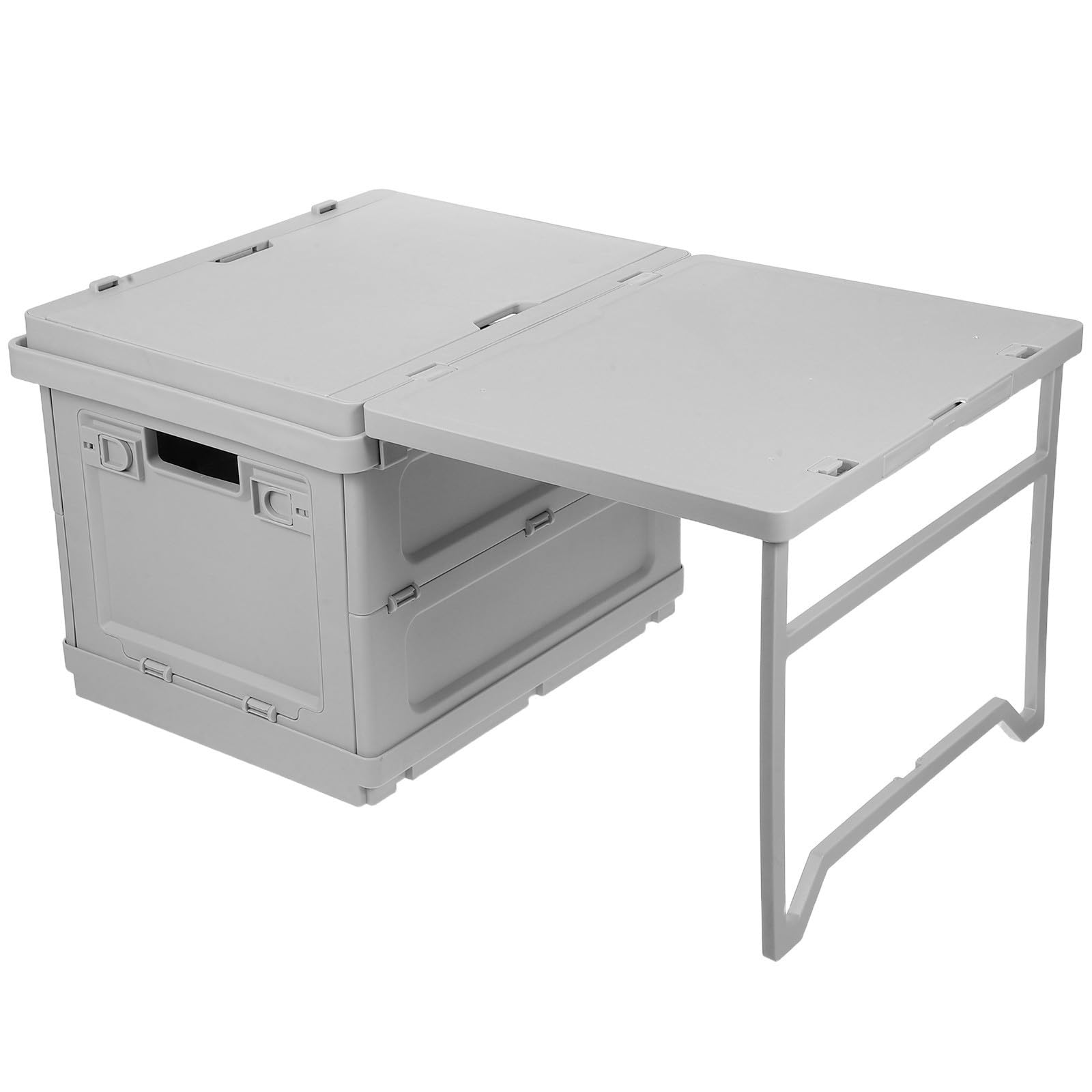 ibasenice Caja de Almacenamiento Plegable para Acampar 16, 5 L de Pp