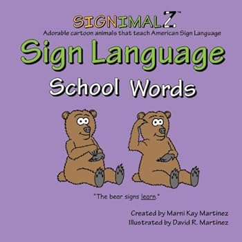 Paperback Signimalz - School Words Book