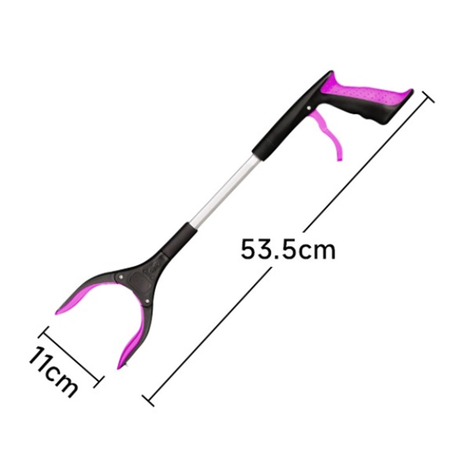 Pinza Recoge Objetos para Adultos Herramienta De Asistencia For Alcanzar La Herramienta Práctica For Agarrar Objetos De Varias Formas Y Recogerlos Herramienta De Ayuda(Purple)