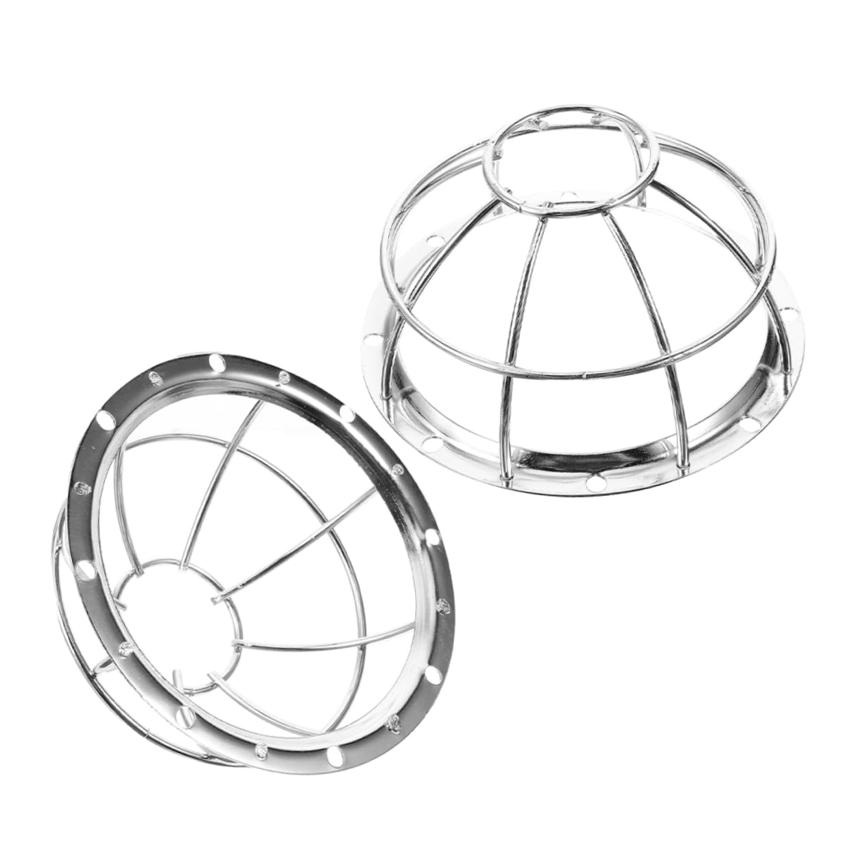 Cubierta protectora para sensores de humo en zonas comunes y hogares, pack de 2 rejillas plata
