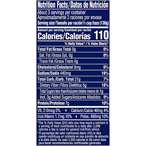 Bush's Best Canned Seasoned Recipe Black Beans (Pack Of 12), Source Of Plant Based Protein And Fiber, Low Fat, Gluten Free, 15 Oz #TOP7