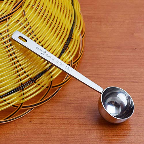 Izelokay 401 Coffee Scoop, Stainless Steel 1 Table Spoon #TOP3