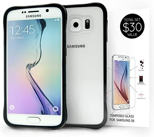 Samsung Galaxy S6 Case and FREE Tempered Glass Screen Protector WORTH $18, Limited Time Offer while Samsung S6 Case stocks last from STONI Galaxy S6 Phone Accessories