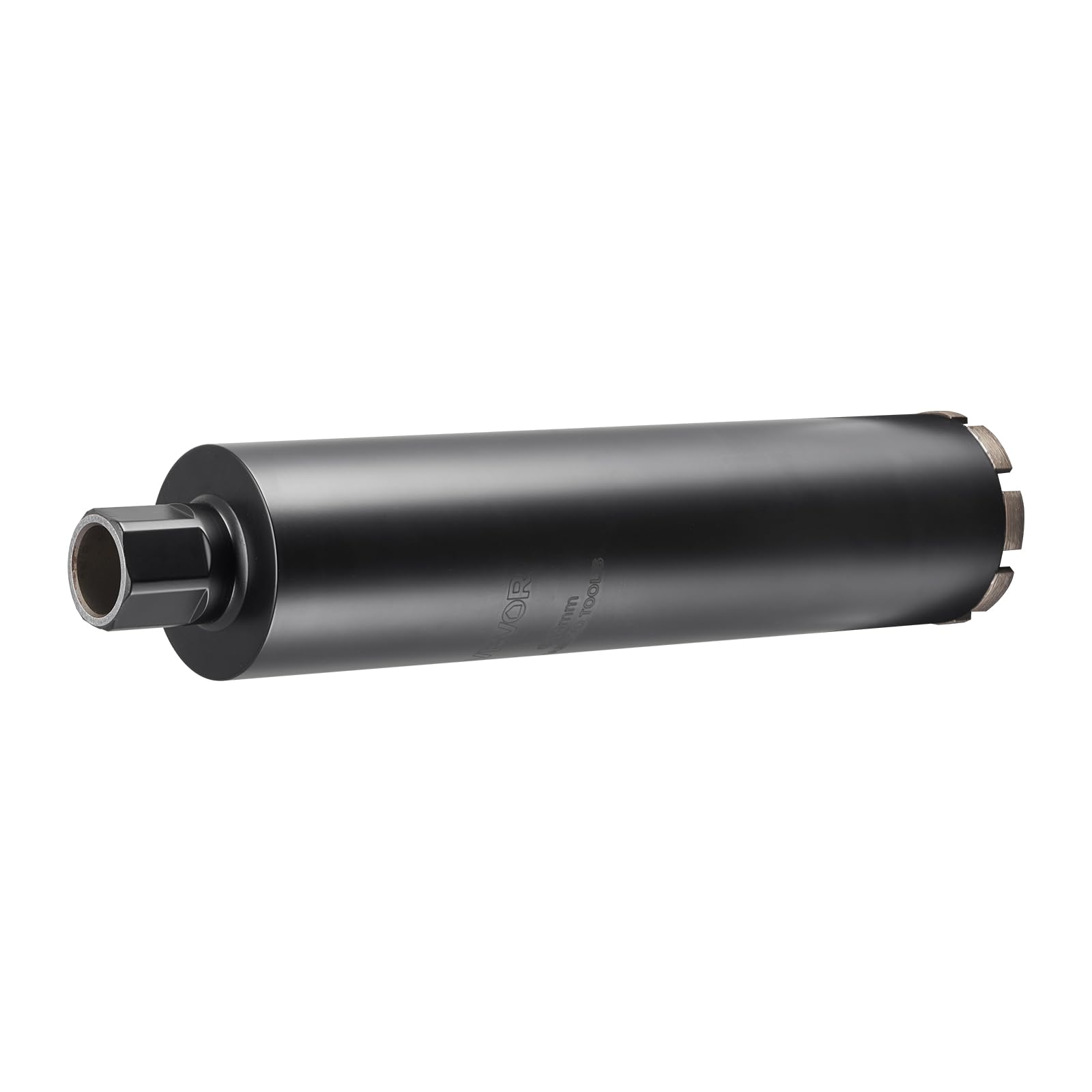 VEVOR Foret Diamant pour Carotteuse, Couronne de Carottage Humide Diamètre 89 mm et Profondeur de Perçage 356 mm, Trépan avec Filetage Intérieur 1-1/4 po-7 32 mm-7, pour Béton Armé Maçonnerie