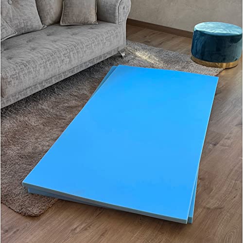 Topdormitorios - Plancha Espuma Premium 26 kG/m3, Ideal para sofá, tamaños a Medida, Libre de Moho, Hongos y bacterias - 100 cm x 200 cm x 1 cm