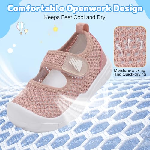 Image of BARERUN Toddler Water Shoes Infant Baby Swim Shoes Kids Barefoot Sandals