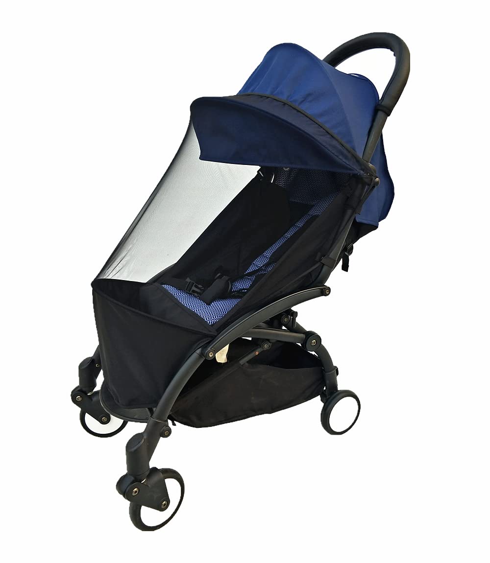 Mosquito Nets Compatible With Babyzen YOYO and YOYO2 Pushchairs,Baby Stroller Accessories Bug Nets (Black Nets)