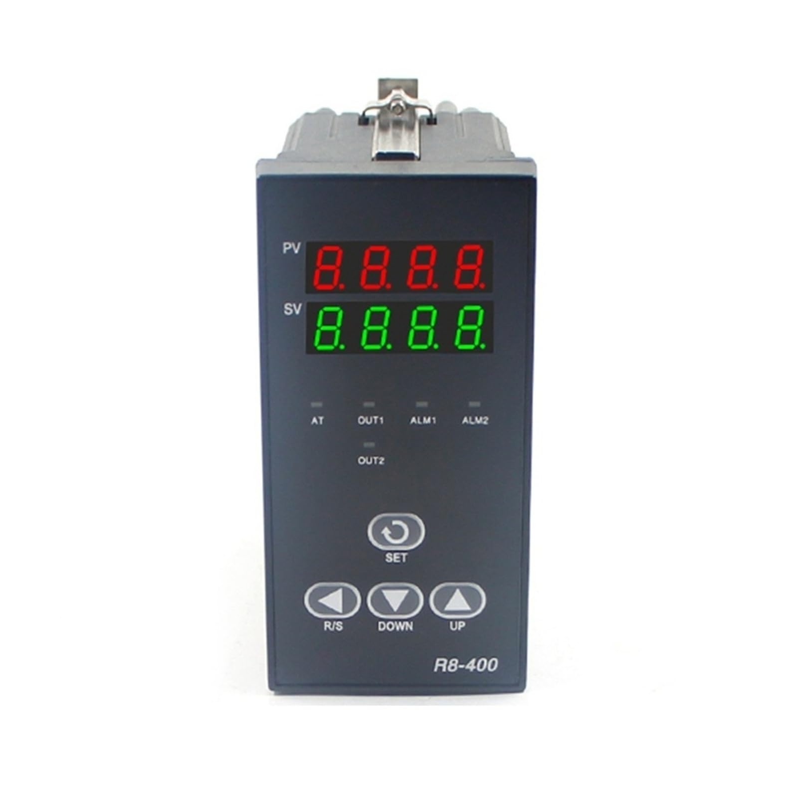 R8-100 PID Programmable Temperature Controller, Universal K/J/PT100 Input, SSR & Relay Output, AC 220V, 0~1300℃ Digital Thermostat 1pc(48x96mm)