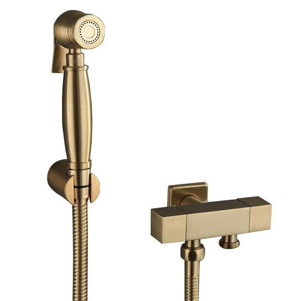 SBCGFY Shower Taps, Wall Mounted Brass Bath Bathtub Mixer Tap Shower, Bathtub Faucets,Set/Black,Size_Name-A