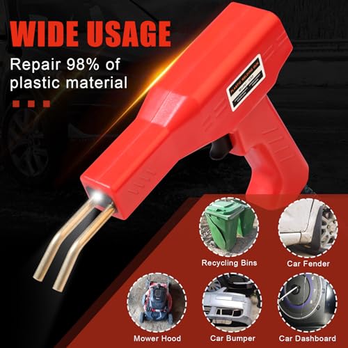 ATOLS Plastic Welder, 1000PCS Staples, Plastic Welding Kit, Hot Stapler Kit, Plastic Welder Gun Kit, Car Bumper Repair Kit, Plastic Repair Kit - Image 2