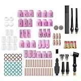 PHUOC LOC THO for TIG Welding Torch Kit 123 Pcs Stubby Lens, Alumina Nozzle, Collets