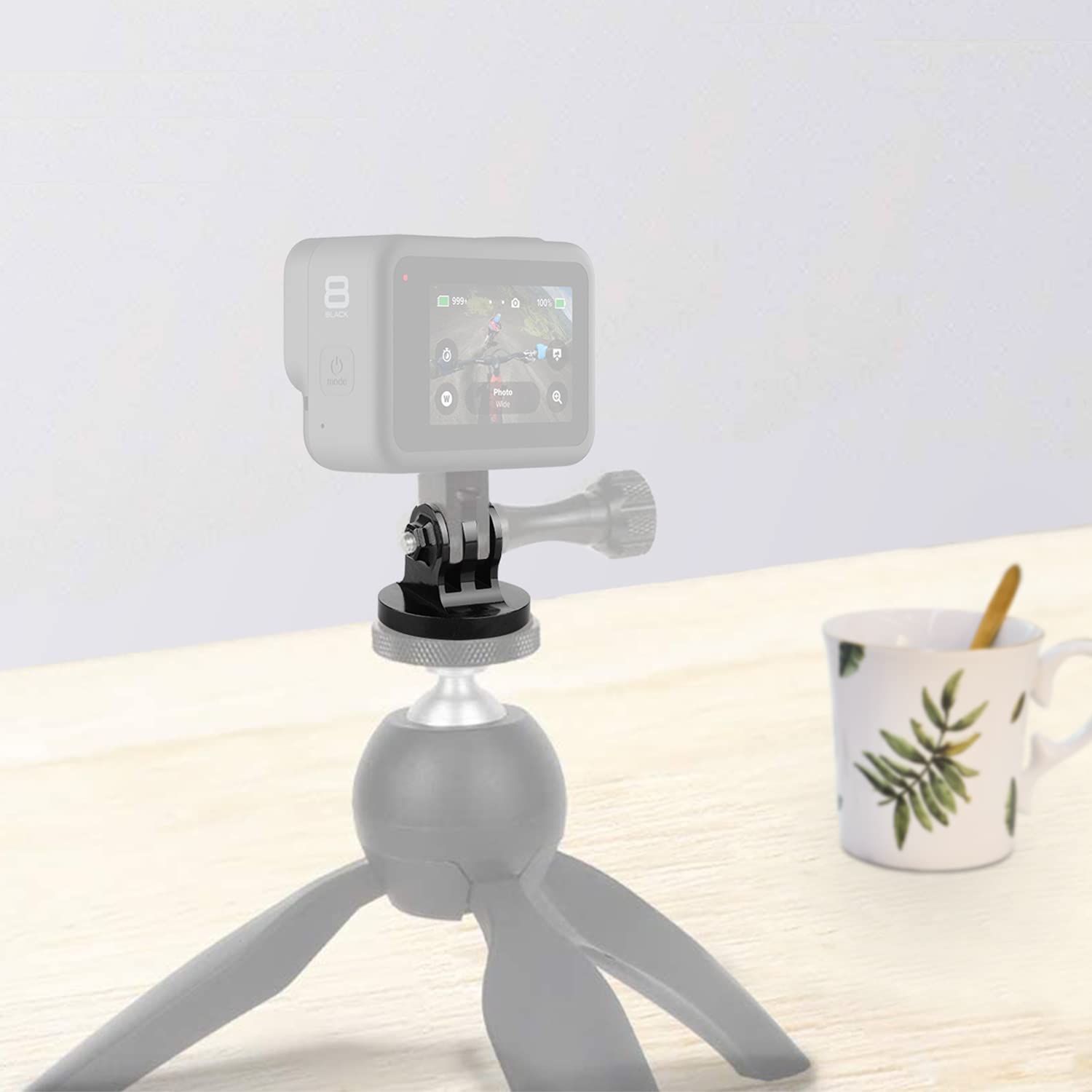 Supporto Magnetico A Sgancio Rapido Per Insta360 Go 3S, In Lega Di Alluminio Con Attacco 1/4". Super Stabile, Ideale Per Vlog E Action Cam. - 2