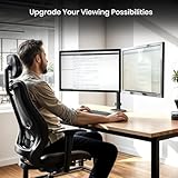 Utopia Home Dual Monitor Arms Adjustable Screen Adjustable Arm Desk Mount for 13-32 Inch Screens, VESA Mount VESA 75/100mm, Full Motion Tilt & 360° Rotation, Max 10kg per Arm, Height Adjustable, - Image 5