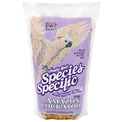 Pretty Bird 235013 Pretty Hi-Pro Food For Cockatoo, 20-Pound
