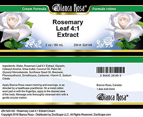 Bianca Rosa Rosemary Leaf 4:1 Extract Cream (2 Oz, Zin: 524149) #TOP1