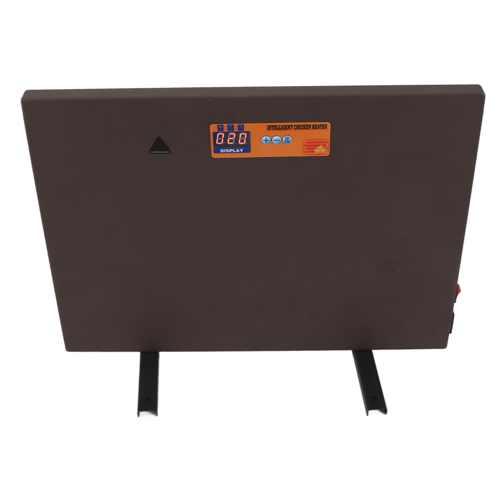 Panel Calefactor para Gallinero, Calentador para Gallinero de 150 W, Panel Calefactor para Gallinero con Temporizador, Control Remoto, Inclinación, Apagado, Pantalla Digital,