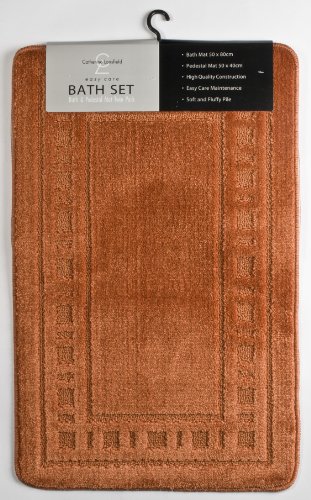 Catherine Lansfield Armoni Bath Set Biscuit