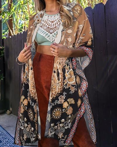 Image of Swimsuit Coverups for Women Sarong Beach Bikini Wrap Sheer Short Skirt Chiffon Scarf for Swimwear
