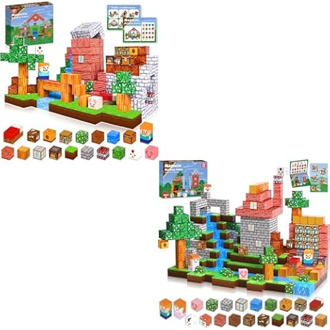 Goody King Magnetic Building Blocks | 250PCS Magnetic Building Cube, Constructions Toys for Boys & Girls Age 3-4,5-8 9 10,STEM Montessori Stacking Toy, Sensory Tiles Building Christmas for Toddlers Cover