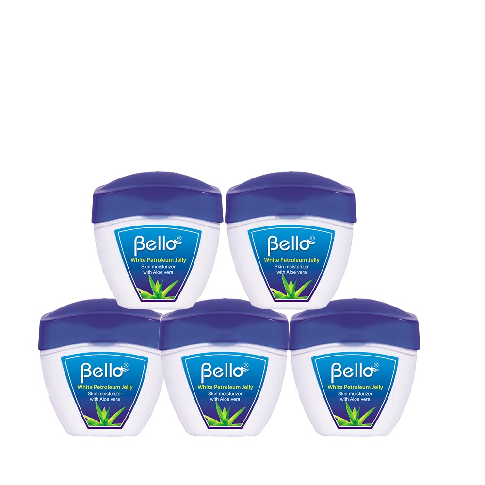 Bello White Petroleum Jelly 25 G Pack of 5 (all skin types)
