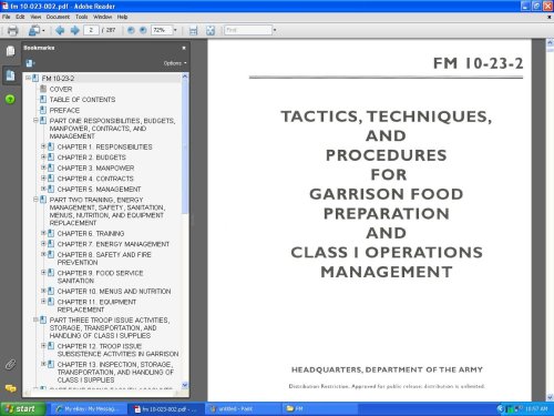 Tactics, Techniques, And Procedures For Garrison Food Preparation And ...