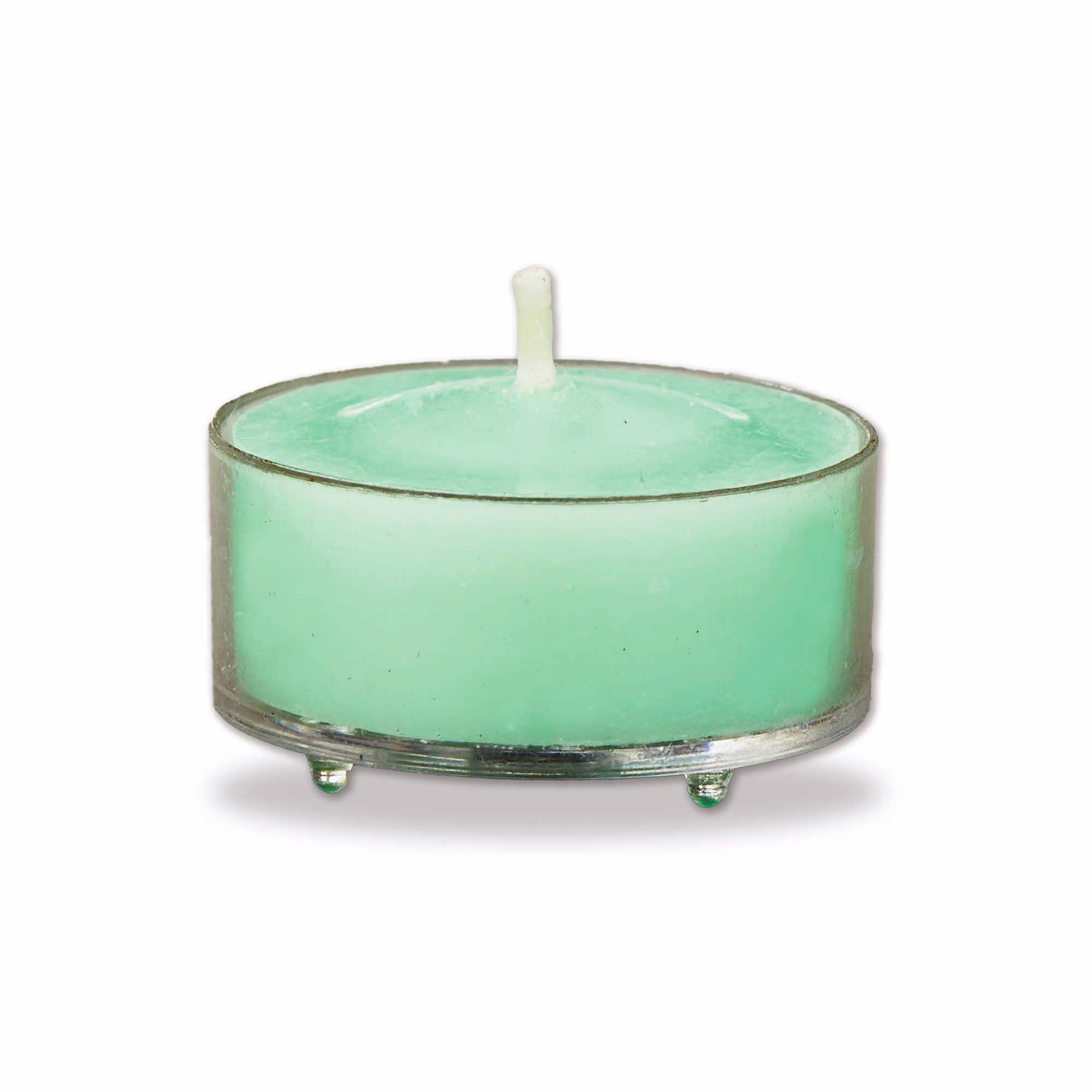tag Color Studio Tealight Candles Set of 8 Seafoam Smokeless Paraffin Wax Burn Time 3 Hrs Seafoam Green