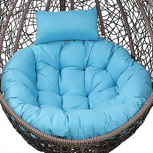 Generisch Cojín para silla colgante de columpio, impermeable, grueso, para colgar sillas de huevo, cojín para columpio de patio o jardín (A)