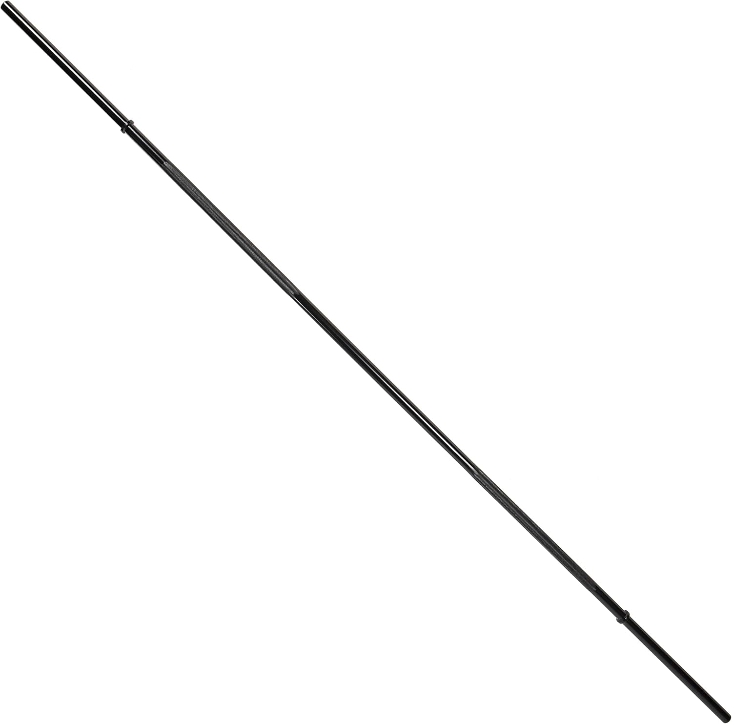 Sporzon! Olympic Barbell Standard Weightlifting Barbell Black 1-inch, 7FT