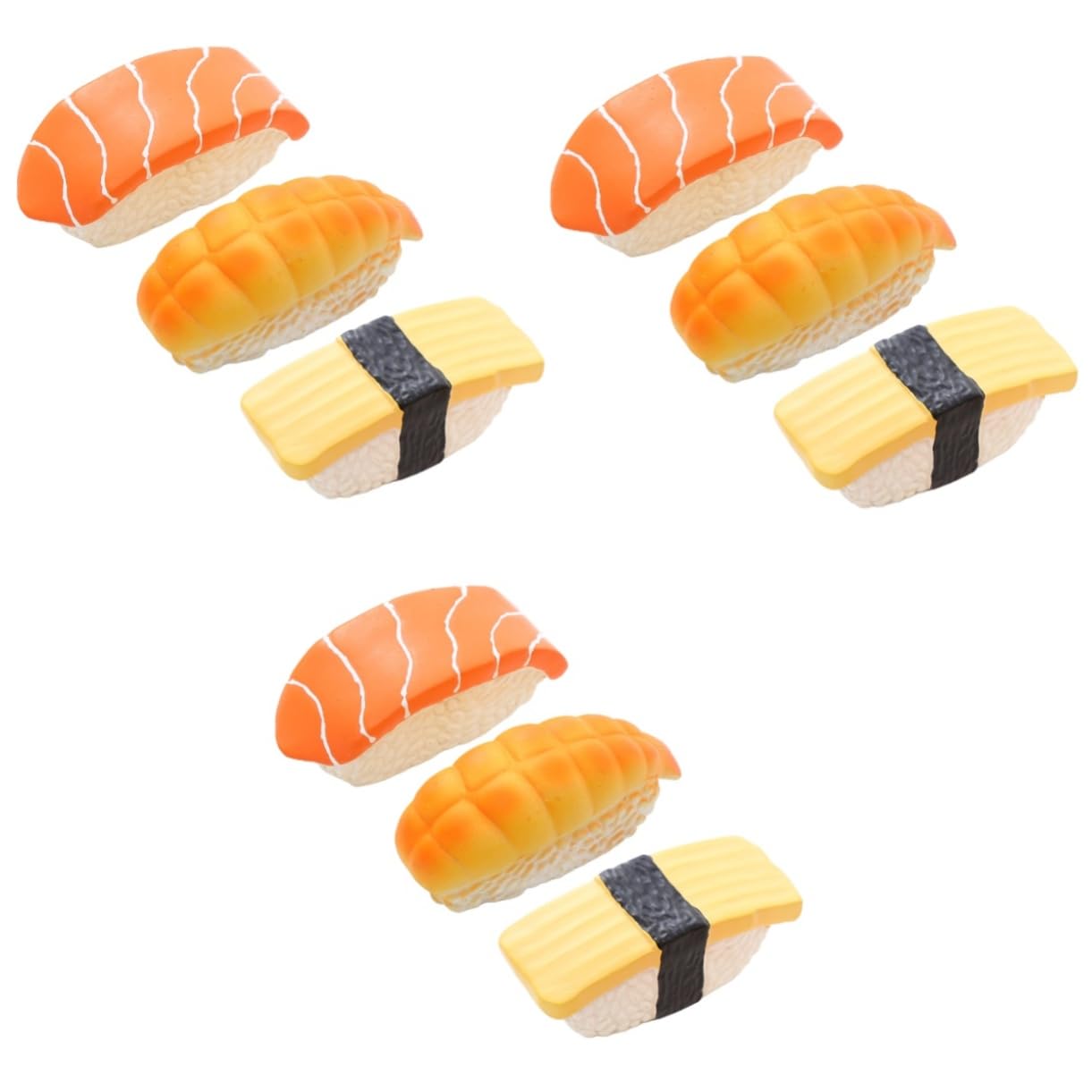 INOOMP 9piezas Juguete para Forma De Sushi De Molar y Limpieza Juguete Resistente y Prevención De Aburrimiento
