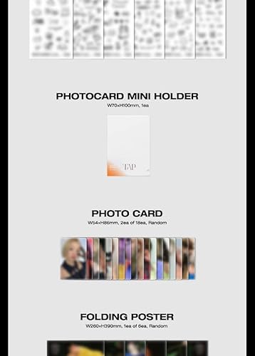 Miniatura 4 de SECRET NUMBER TAP 5 álbum individual CD+Póster+Cartel plegable en paquete+Photobook+Pegatina+Mini titular+Tarjeta fotográfica+Seguimiento