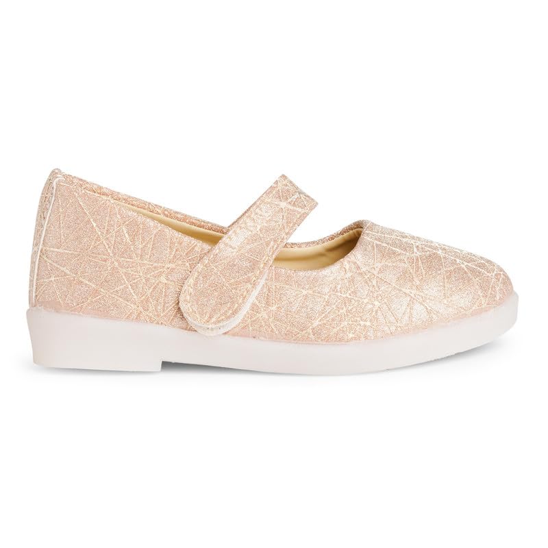 CHIU Baby Girls Round Toe Plain Ballerinas 2 51URD1cYopL