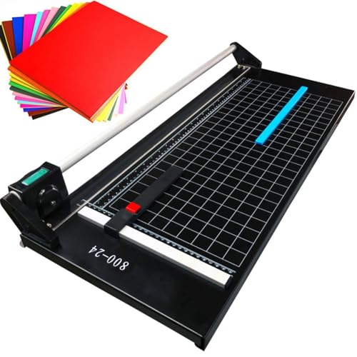 Massicot rotatif de précision et en métal robuste pour plan de coupe 600 mm