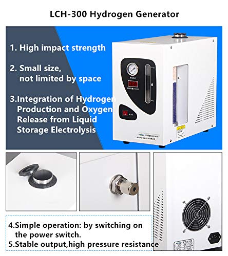 Generador de gas hidrógeno de alta pureza CGOLDENWALL Lab FulI generador automático de hidrógeno pureza 99,99% para uso en laboratorio/medicina/ciencia.