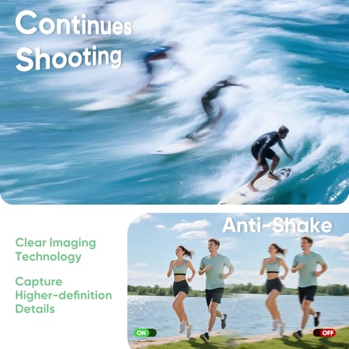 Image of 4K Digital Camera for Photography- 50MP Autofocus Vlogging Camera with 2.8 inch 180Flip Screen, 18X Digital Zoom- Compact Point and Shoot Camera with 32GB TF for YouTube, Travel, Beginners, White