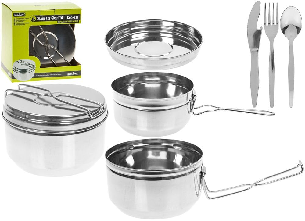 Venture Hut Tiffin 6 Piece Style Cook Set