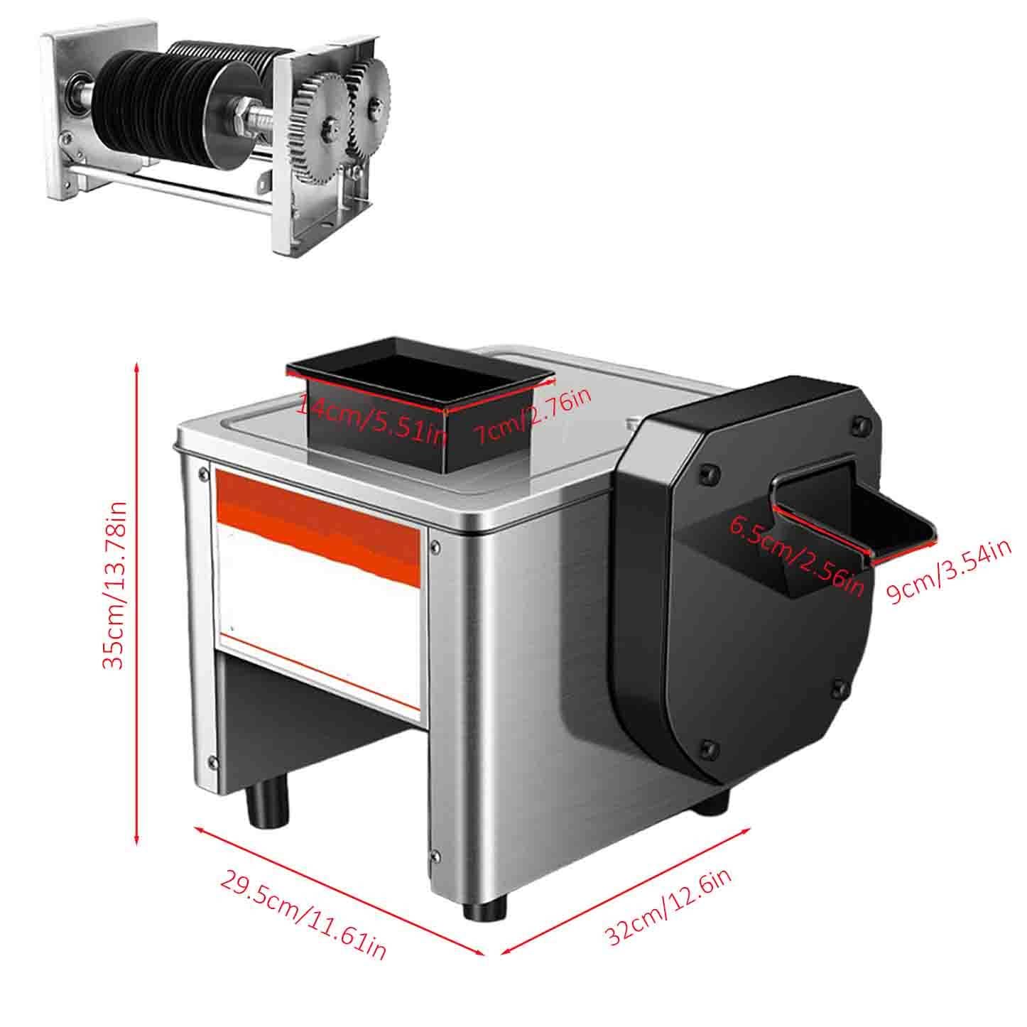 Affettatrice Elettrica Da 850 W, Per Uso Professionale, Realizzata in Acciaio Inossidabile (Spessore 5 Mm), Con Lame Rimovibili, Adatta a Cucine Professionali E Domestiche